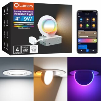 Lumary RGBAI Gimbal Smart Recessed Lighting